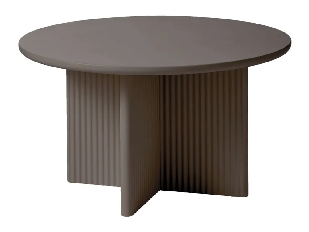 Sleva Hnědý konferenční stolek Palma 80 cm
