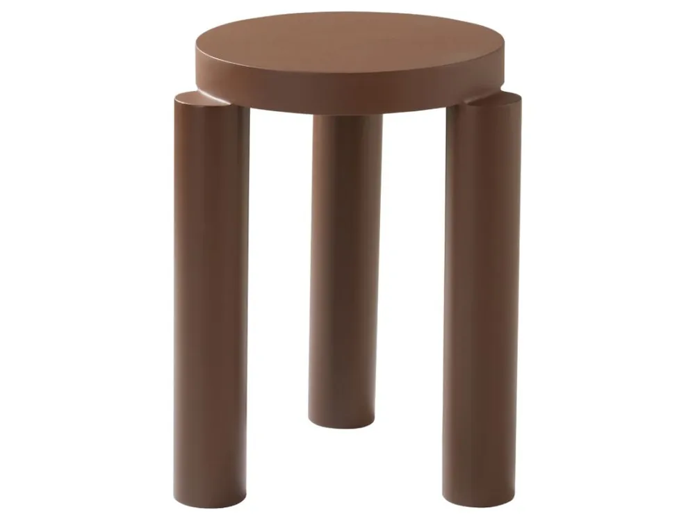 Jen Po Omezenou Doba Hnědý kovový odkládací stolek SALA 36 cm