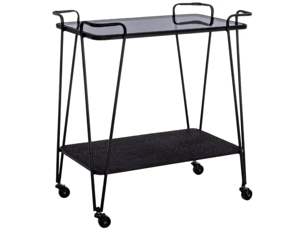 Speciální Cena Kovový servírovací vozík Zahira 60 x 38 cm