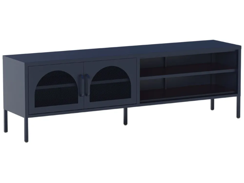 Kovový TV stolek Diora 160 x 35 cm Sezónní Sleva