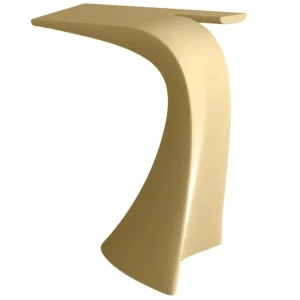 Matně béžový plastový barový stůl WING 76 x 50 cm Koupit Online