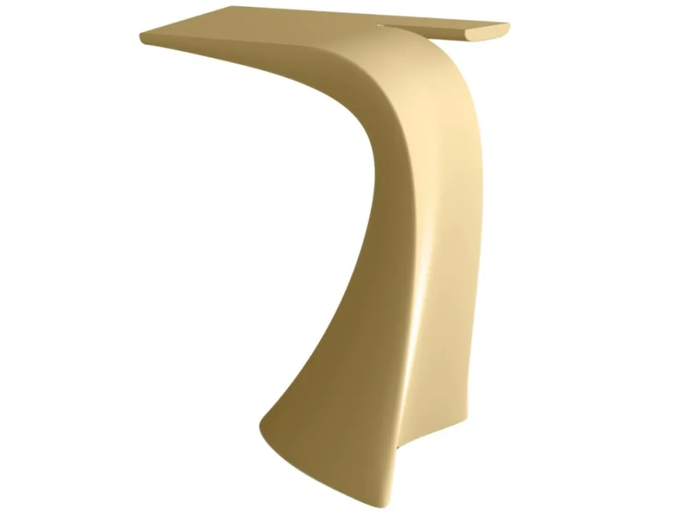 Matně béžový plastový barový stůl WING 76 x 50 cm Koupit Online