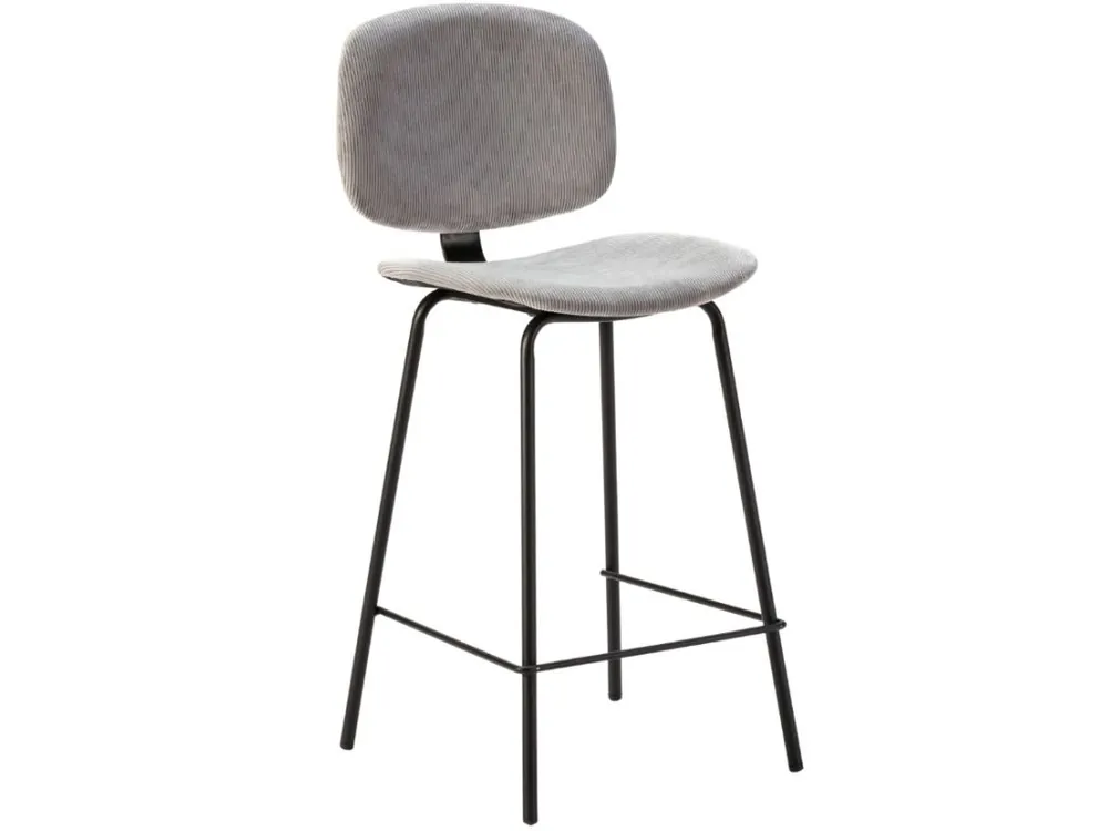 Cenově Výhodný Manšestrová barová židle Arus 66 cm