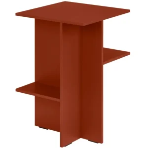 Oranžový odkládací stolek Atik 36 x 36 cm Bezpečná Platba