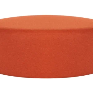 Oranžový vlněný puf Folk 70 cm Přímo Od Výrobce