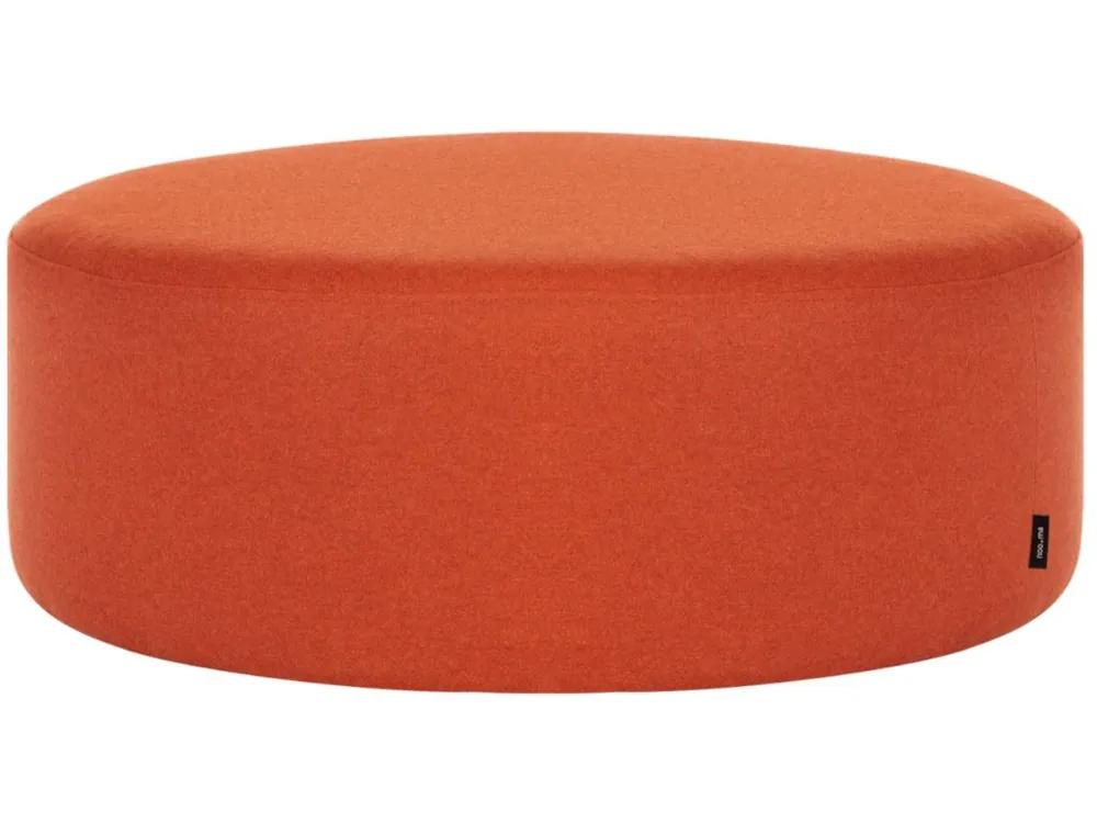 Oranžový vlněný puf Folk 70 cm Přímo Od Výrobce