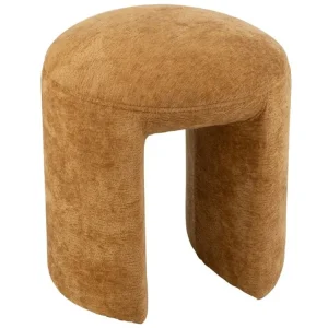Novinka Okrově žlutá čalouněná stolička J-line Tammy 44 cm