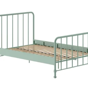 Koupit Online Olivově zelená kovová postel Vipack Bronxx 140 x 200 cm