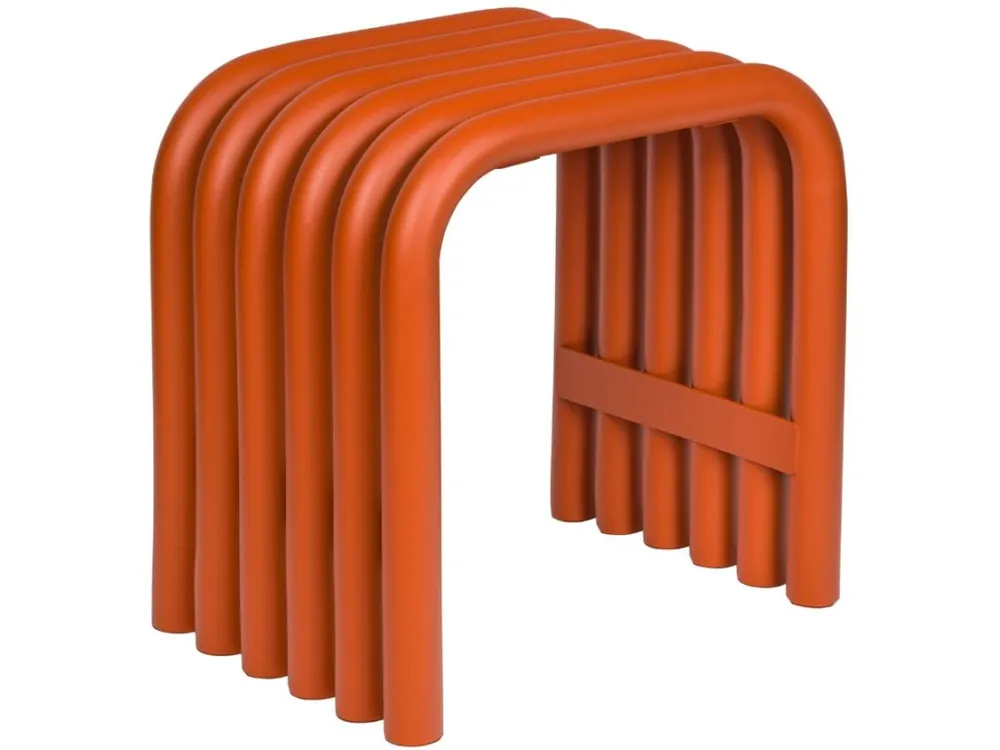 Kup Teď Oranžová kovová zahradní stolička Nokk 43 cm