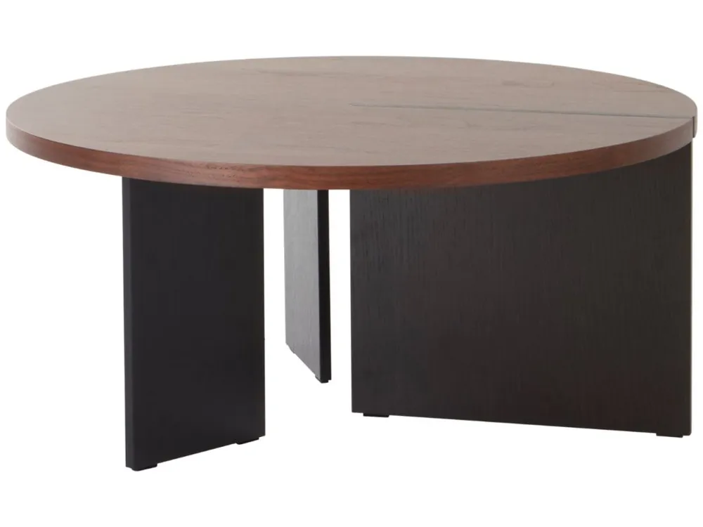 Ořechový konferenční stolek CUSCO 80 cm Nakupujte Hned