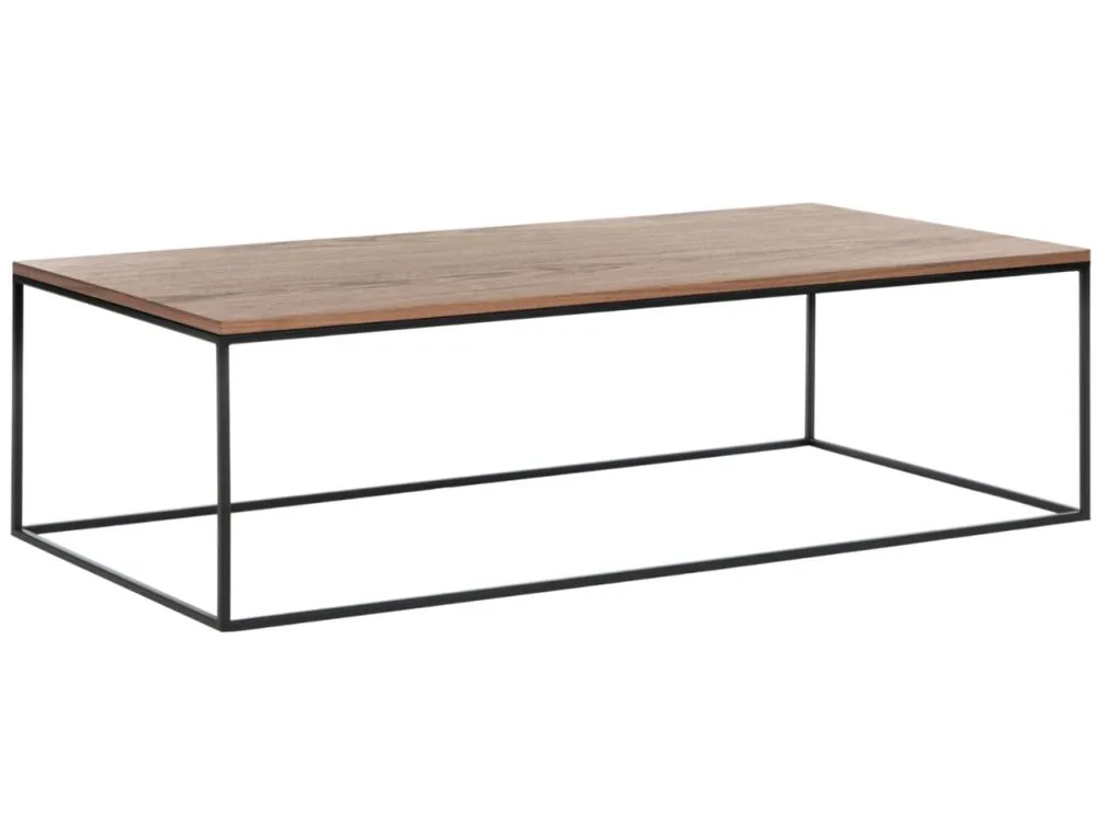 Ořechový konferenční stolek Kafibor 100 x 50 cm Cenově Výhodný