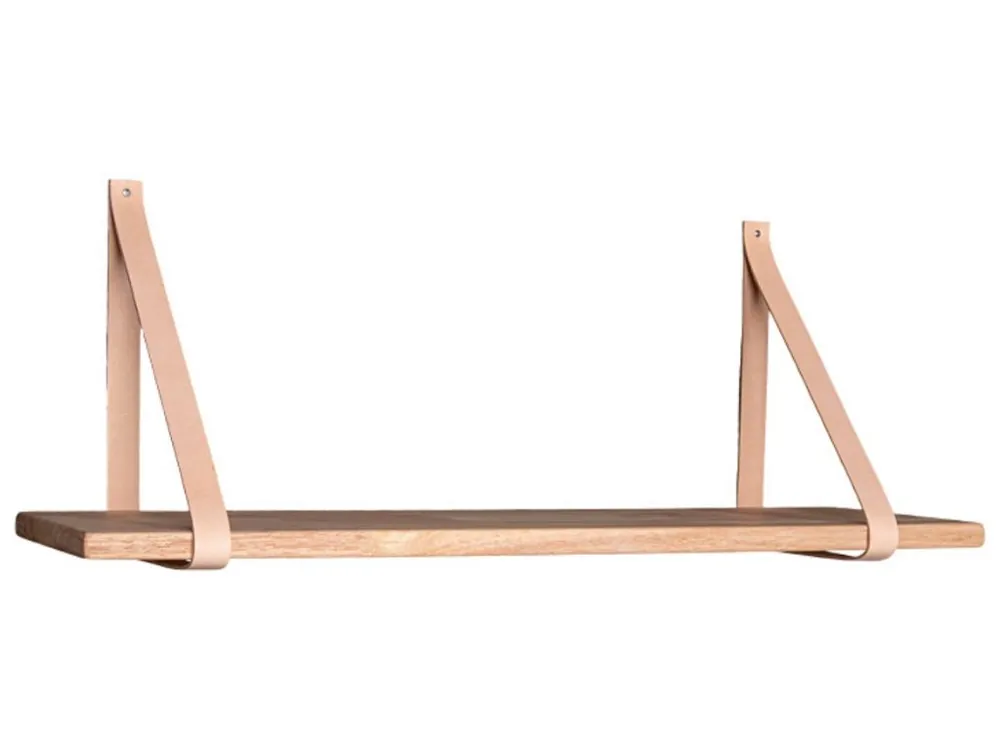 Přírodní dřevěná police Forno 80 x 20 cm Horká Nabídka