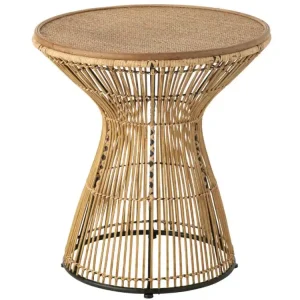 Speciální Cena Ratanový odkládací stolek J-line Graven 63 cm