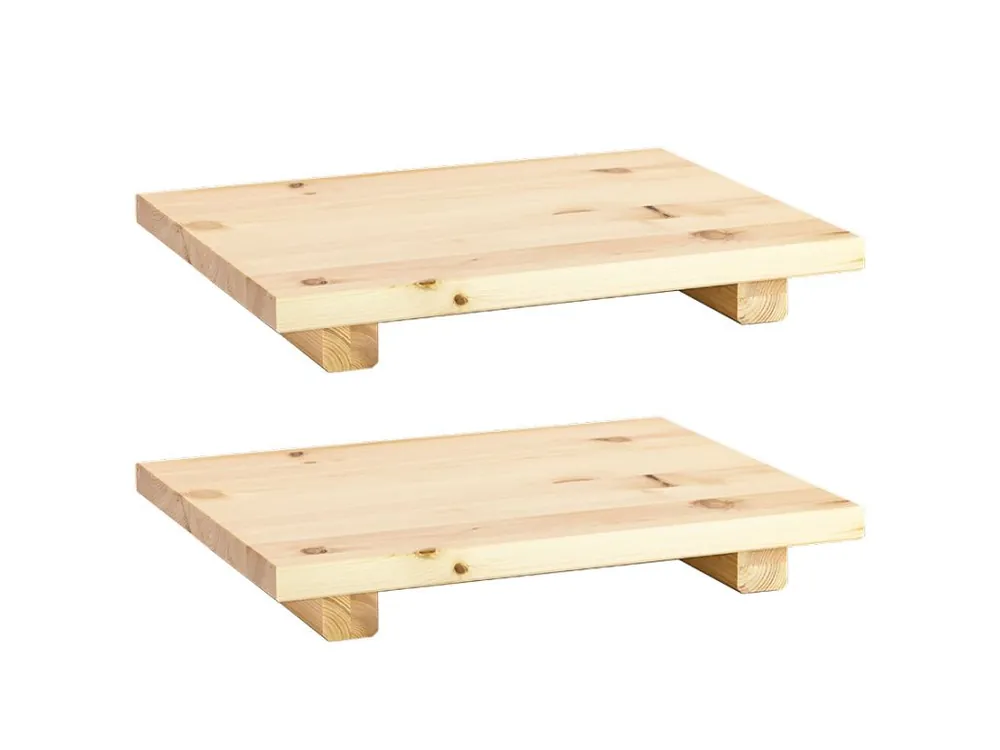 Set dřevěných nočních stolků Dock 34 x 45 cm Nová Kolekce