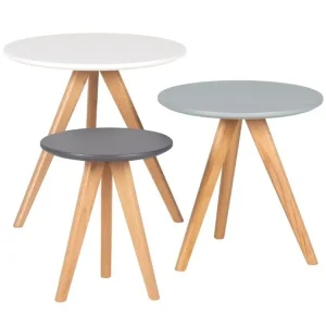 Koupit Online Set tří barevných odkládacích stolků Somcasa Lucio 48/40/30 cm