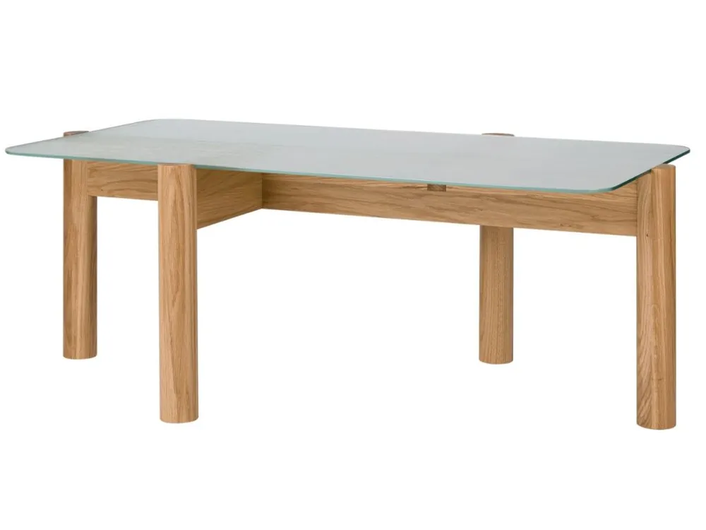 Skleněný konferenční stolek Kob 105 x 55 cm Jen Po Omezenou Doba