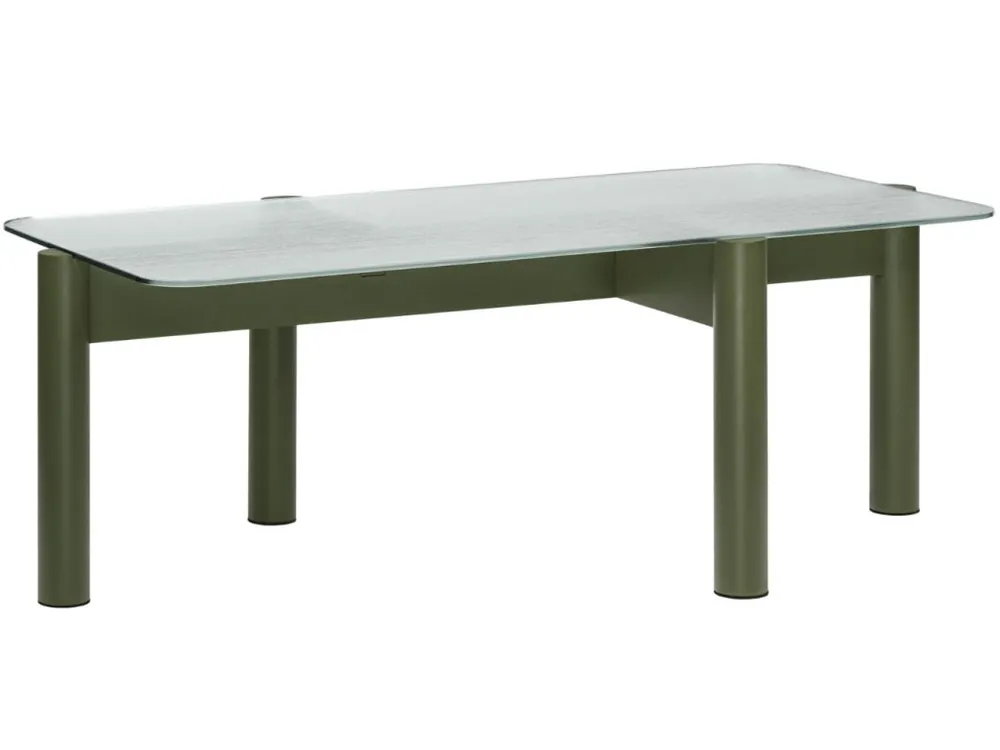 Skleněný konferenční stolek Kob 105 x 55 cm Sezónní Sleva