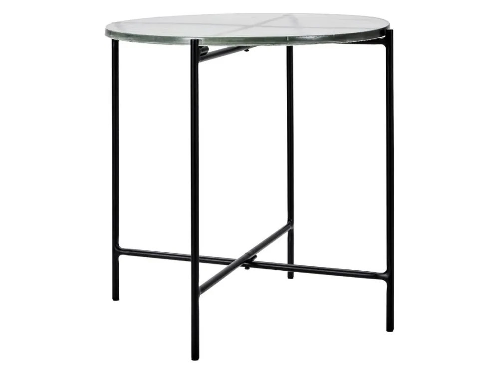 Nízká Cena Skleněný odkládací stolek Tamu 40 cm