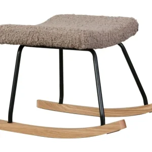 Světle hnědá čalouněná podnožka Quax De Luxe 57 x 42 cm Sleva