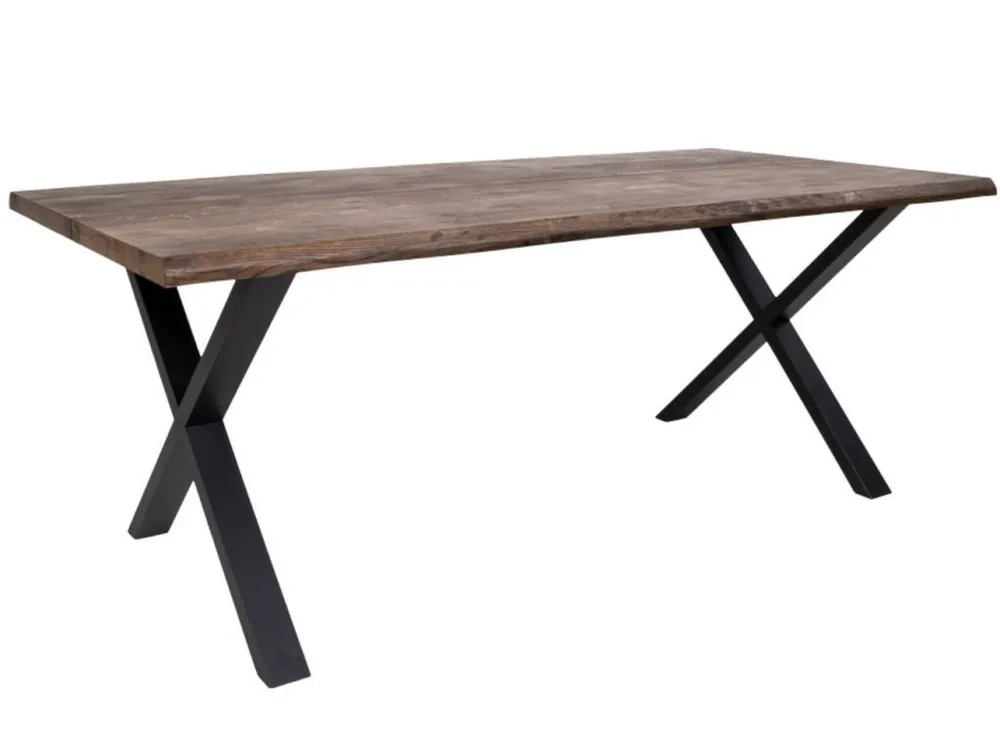 Tmavě hnědý dubový jídelní stůl Tolon 200x95 cm Cenová Bomba