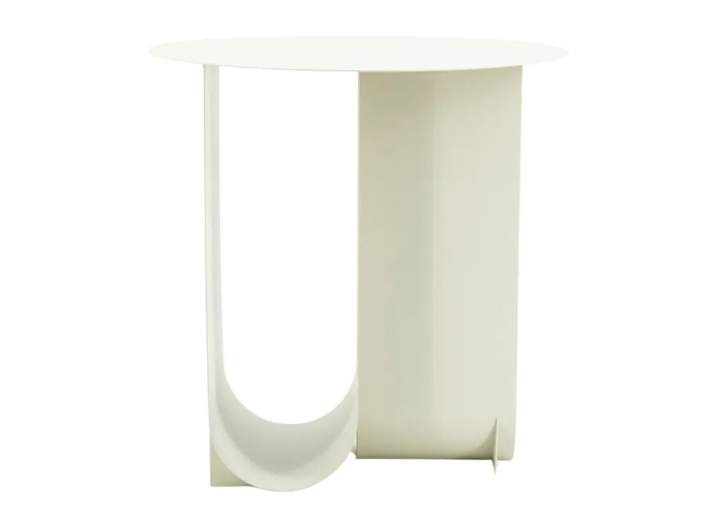Šedý kovový odkládací stolek Otus 45 cm Sezónní Sleva