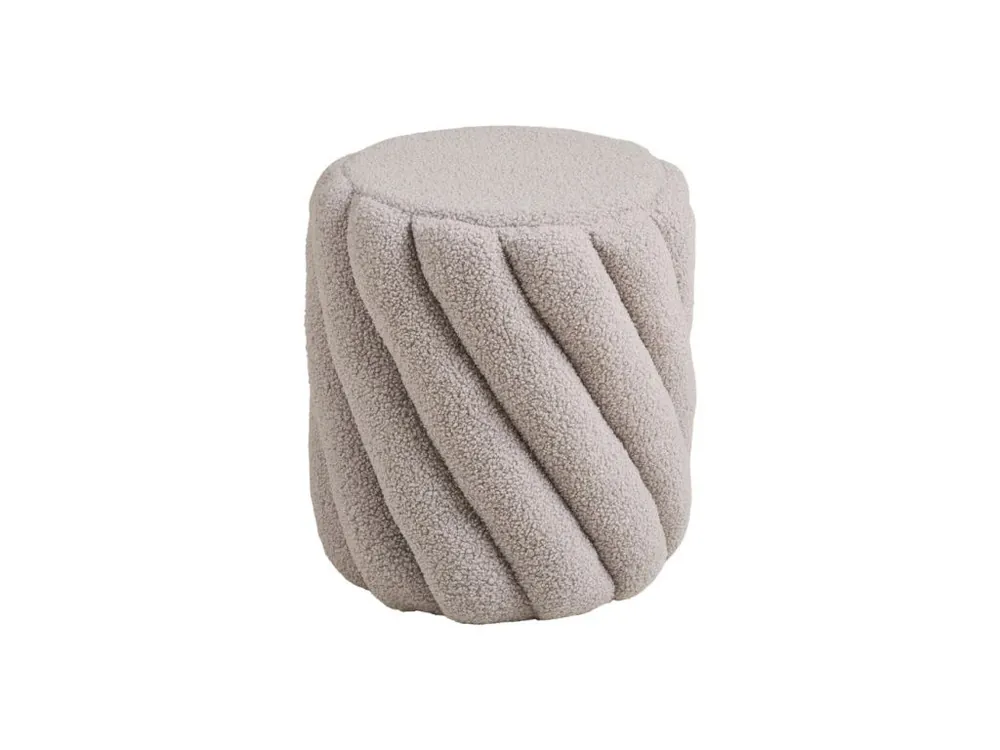 Výhodná Nabídka Šedý taburet Sansa 38 cm