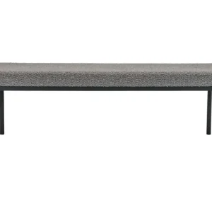 Expresní Doručení Šedohnědá bouclé lavice Lao 160 cm