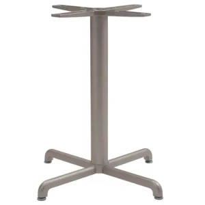 Šedohnědá hliníková stolová podnož Calice 72 cm Levný