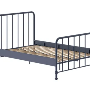 Objednat Nyní Tmavě modrá kovová postel Vipack Bronxx 140 x 200 cm