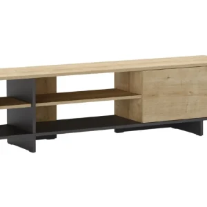 Bezpečná Platba TV stolek Cequoia 160 x 35,5 cm s dubovým dekorem
