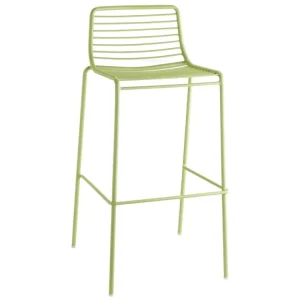 Zelená kovová barová židle Summer 75 cm Speciální Cena
