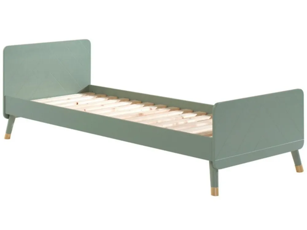 Bezpečná Platba Zelená lakovaná postel Vipack Billy 90 x 200 cm