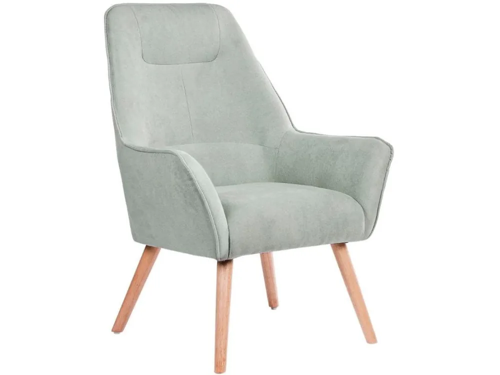 Nízká Cena Zelené látkové křeslo Somcasa Bruges