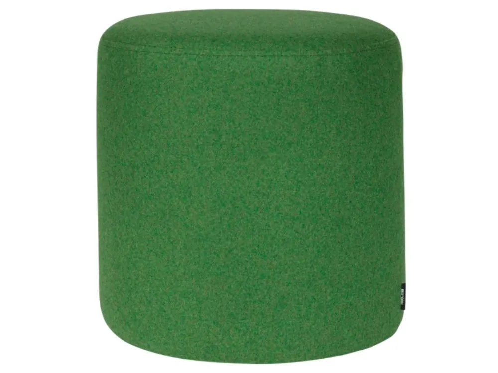 Zelený čalouněný puf Folk 40 cm Nízká Cena