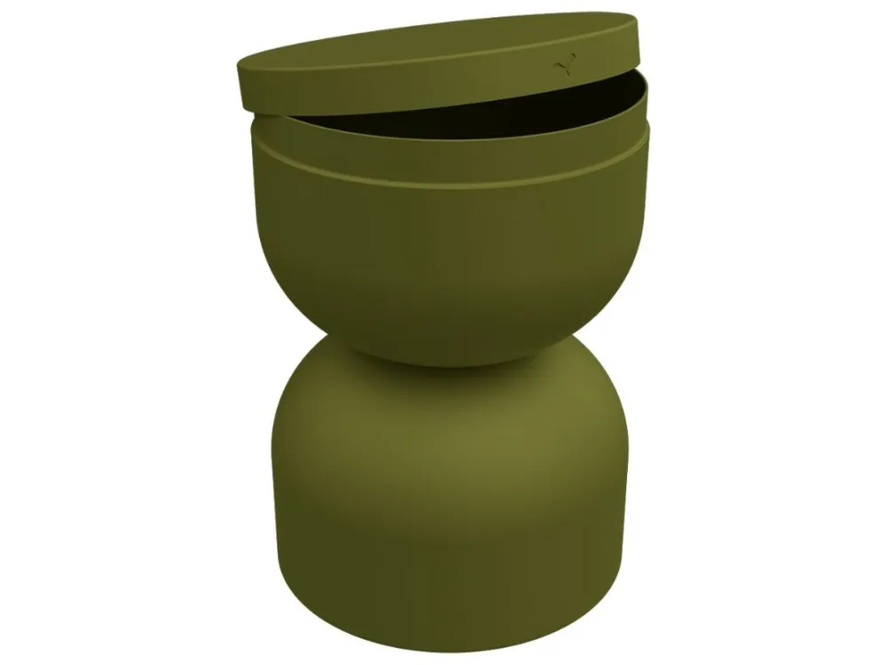Ihned K Objednání Zelený hliníkový zahradní stolek Fermob Piapolo 32 cm - odstín pesto