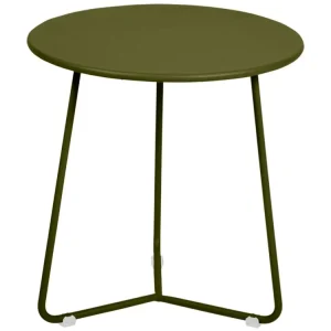 Výprodej Zelený kovový odkládací stolek Fermob Cocotte 34 cm - odstín pesto