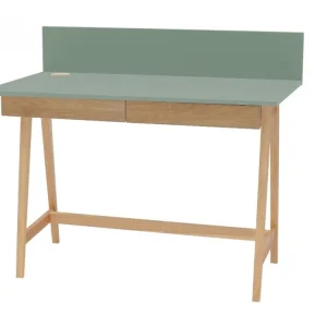 Must-Have Zelený lakovaný pracovní stůl RAGABA LUKA 110 x 50 cm