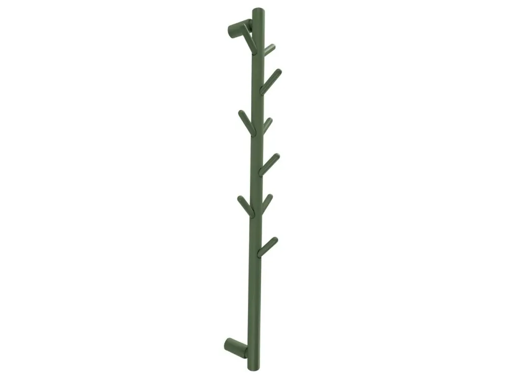 Nová Kolekce Zelený nástěnný věšák EDDISON 100 cm