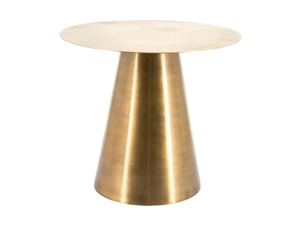 Zlatý kovový odkládací stolek Mastic 50 cm Originální