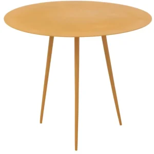 Nejlepší Cena Žlutý kovový konferenční stolek J-line Ochro 56 cm