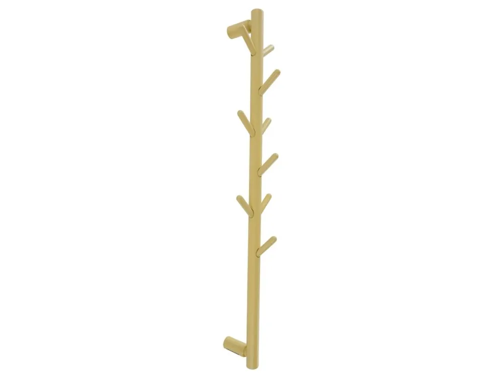 Žlutý nástěnný věšák EDDISON 100 cm Víkendová Akce