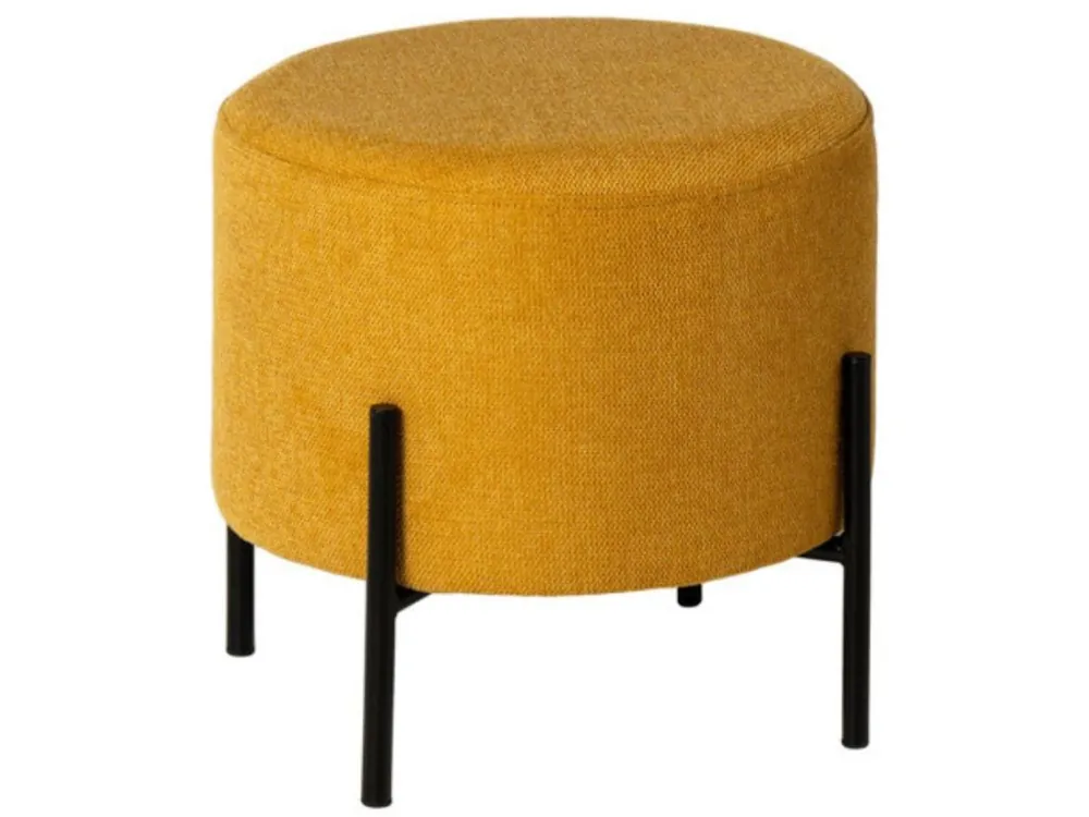 Super Cena Žlutý taburet Somcasa Herman 40 cm