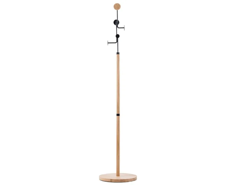 Černý dubový věšák Hook 170 cm Originální