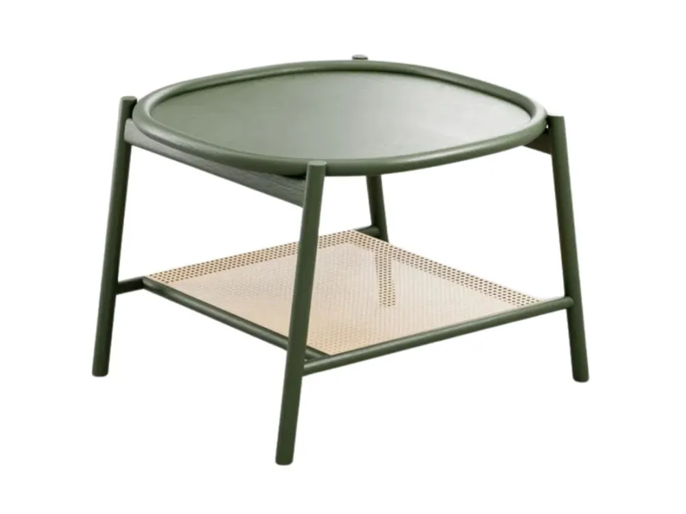 Dřevěný konferenční stolek Drum S 68 x 67 cm Vysoce Kvalitní
