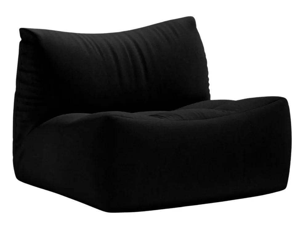 Černé sametové křeslo Tove Rychlé Dodání