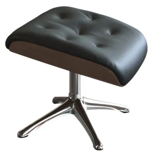 Doprava Zdarma Černá kožená podnožka FLEXLUX VOLDEN 53 x 44 cm