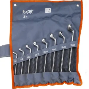 Originální Klíče očkové, sada 8ks, 6-22mm, CrV