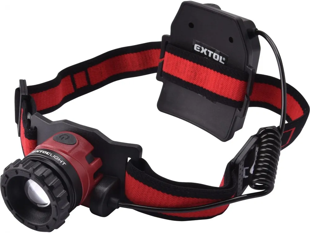 Čelovka 450lm CREE XPL, USB nabíjení, 10W CREE XPL, funkce ZOOM Cenová Bomba