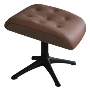 Hnědá kožená podnožka FLEXLUX VOLDEN 53 x 44 cm Cenová Bomba