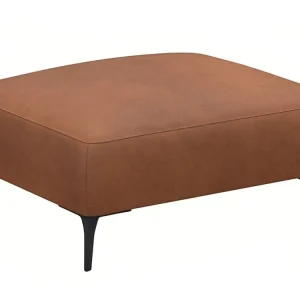 Horká Nabídka Hnědá kožená podnožka FLEXLUX VOLUZZI 91 x 71 cm